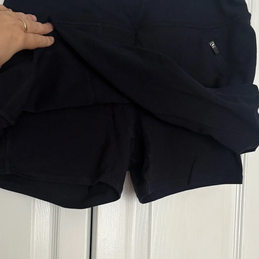 Talbots Navy Athletic Skort